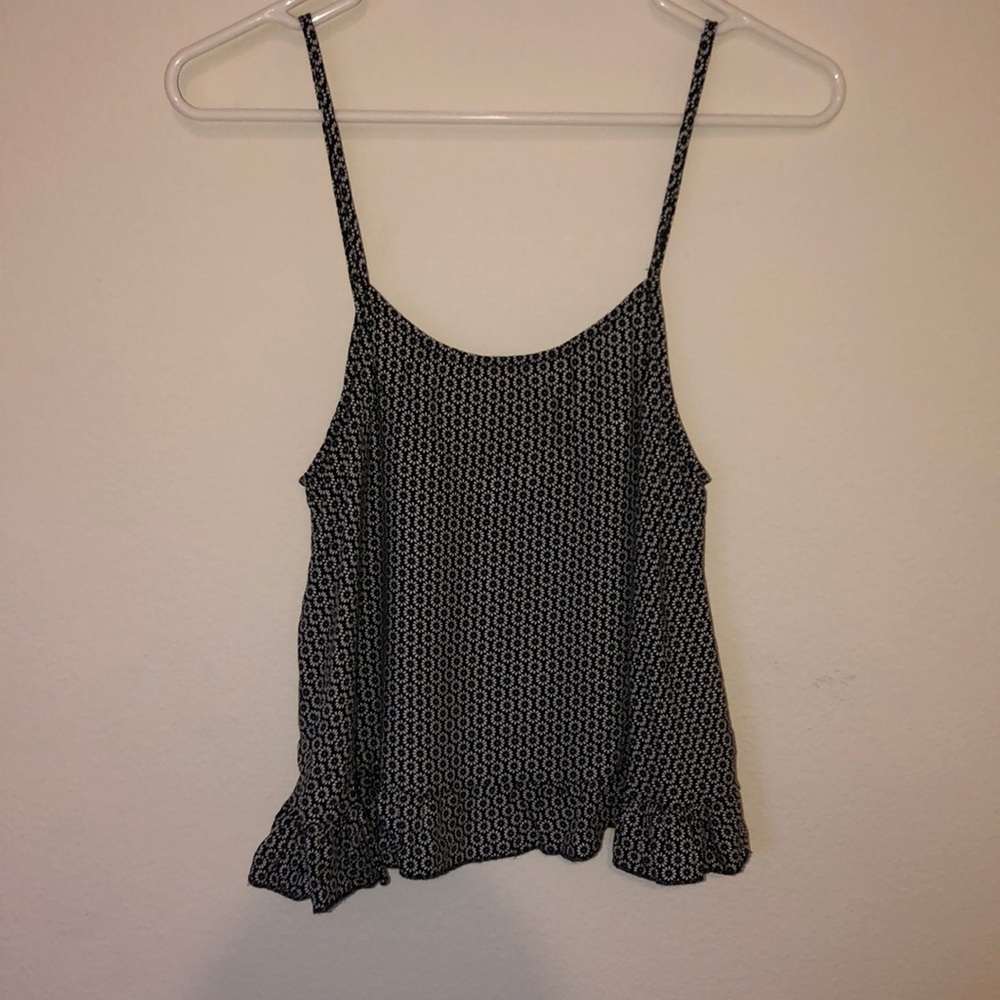 BRANDY MELVILLE - RUFFLE/PRINT TANK
